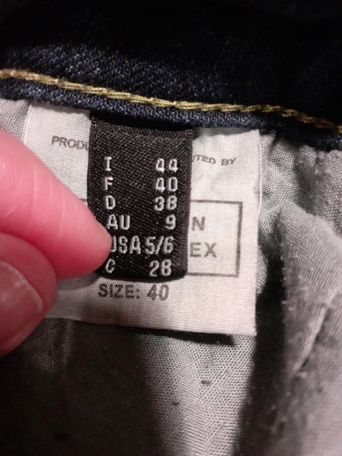 Jupe en jean taille 40 - photo numéro 4
