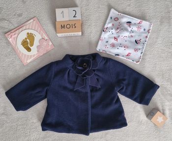 Manteau bleu marine - 12M - Sergent Major (BE)