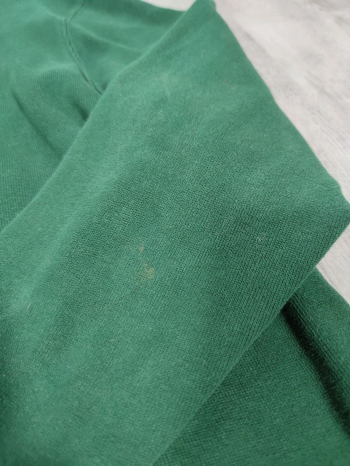 Pull Half Zip 1/4 Zip Col Camionneur Ralph Lauren Vert Logo Brodé Violet Taille 2XL Homme - photo numéro 16