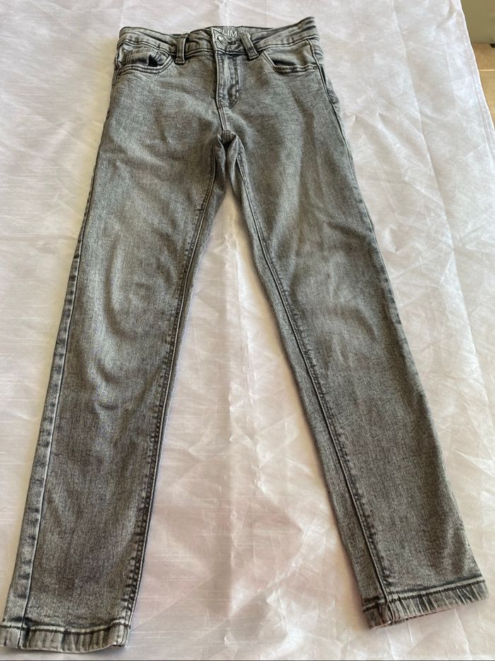Jean skinny slim gris
