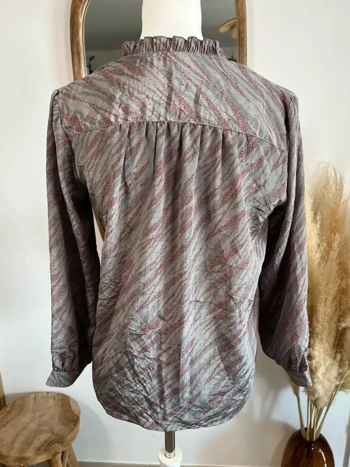 Chemisier gris vintage japonais - photo numéro 5