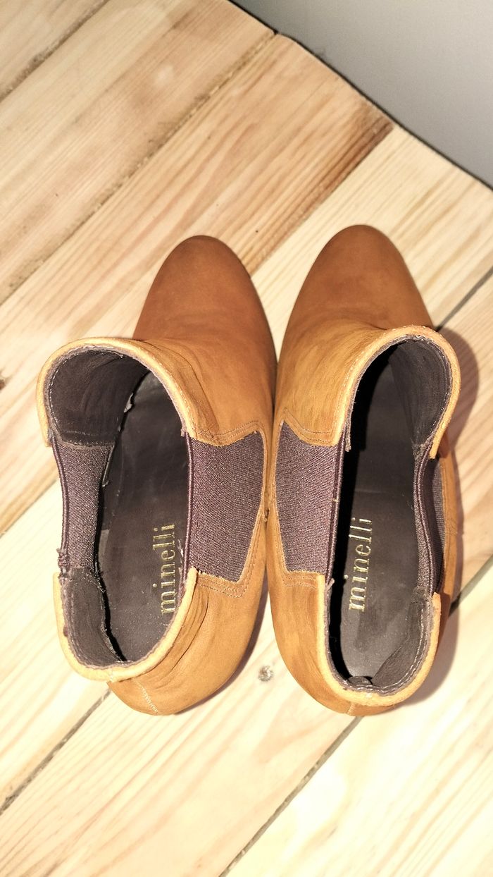 Bottines marron Minelli - photo numéro 7