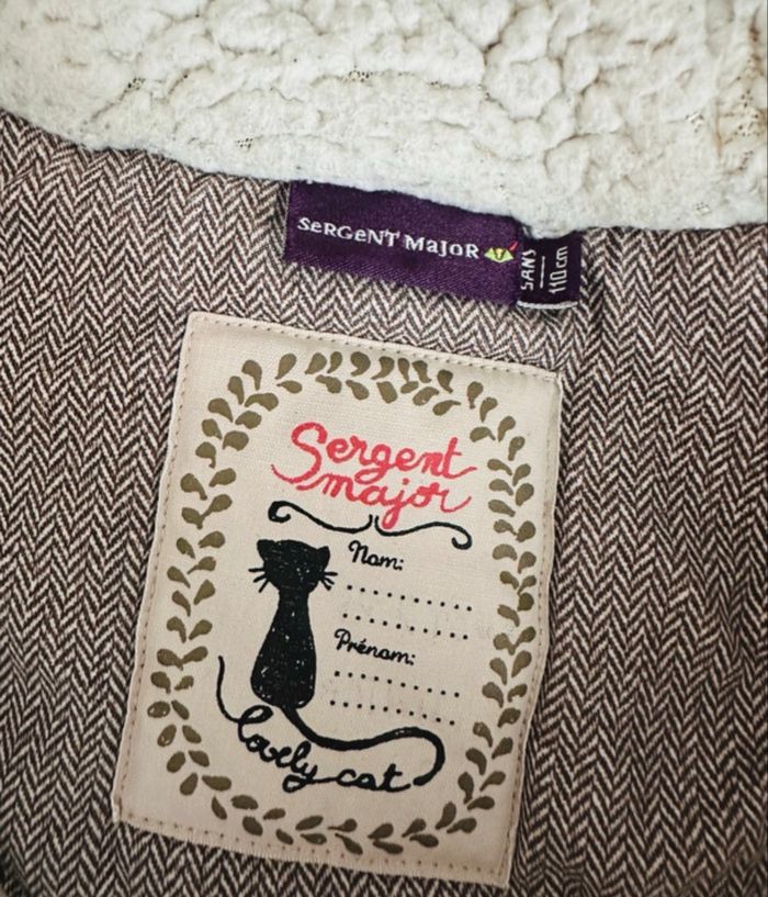 🌼manteau chaud sergent major 5 ans 🌼 - photo numéro 7