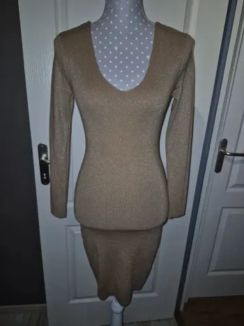 Robe pull brillante sexy
