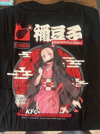 T Shirt KFC Démon Slayer 
