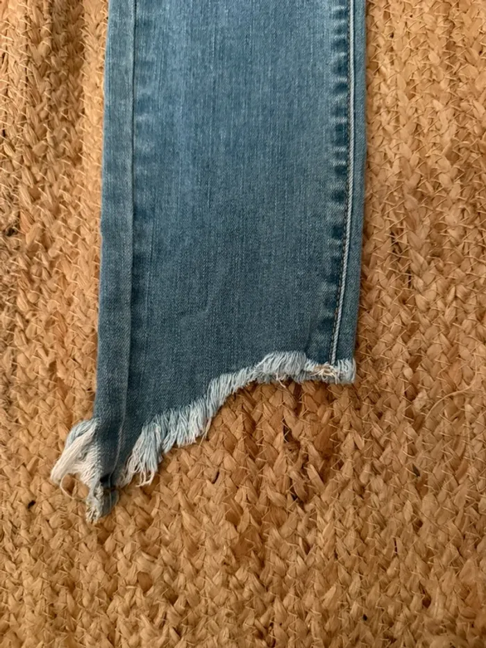 Jeans evidnt Los Angeles - Coupe droite/skinny avec ourlet effiloché - photo numéro 2