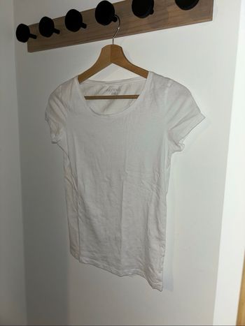 t-shirt blanc basic cotton