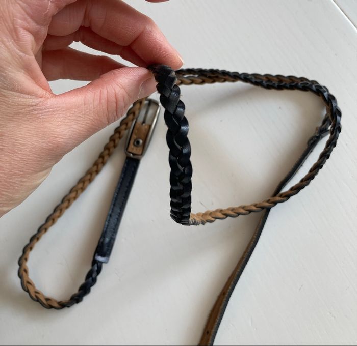 Ceinture tressée réversible - photo numéro 4