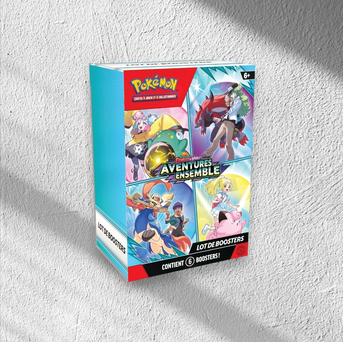 Pokémon 🇫🇷 Lot x6 Boosters EV09 | Aventures Ensemble | Bundle [Scellé]