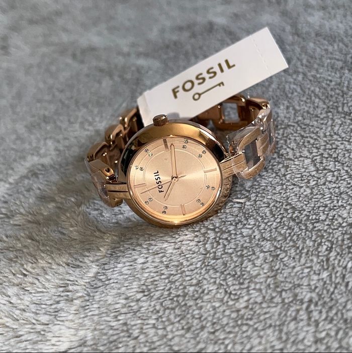 Montre Fossil femme BQ3206 - neuve - rose gold - photo numéro 4