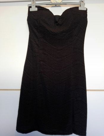 Robe bustier noire