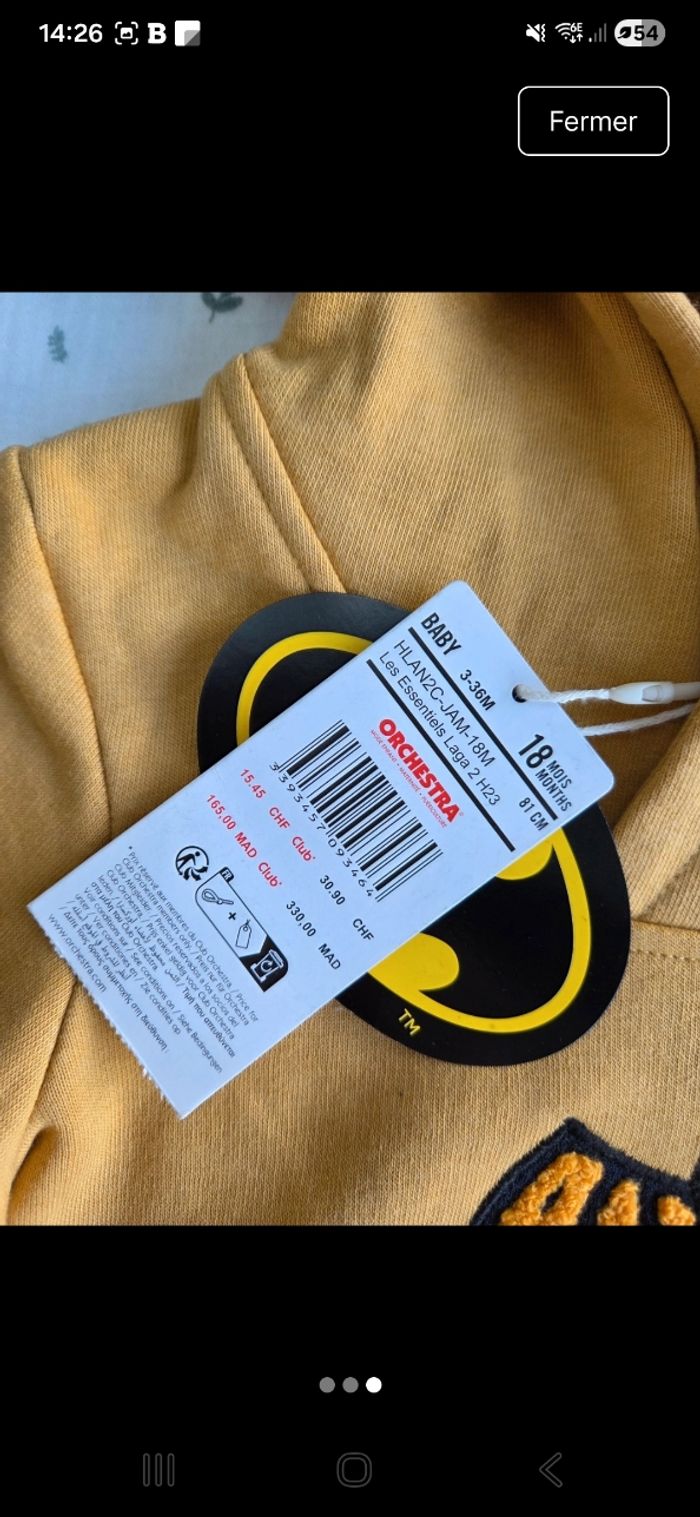 Sweat neuf Orchestra - photo numéro 3