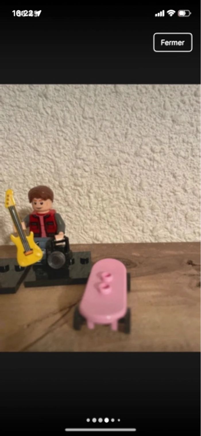 Lot deux mini figurines retour vers le futur - photo numéro 3