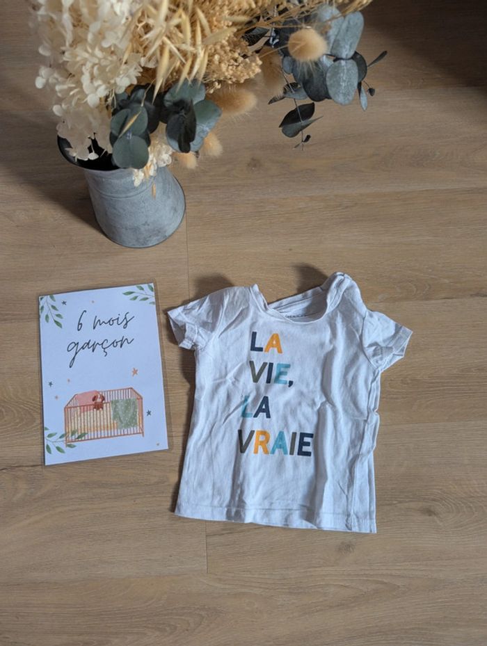 T-shirt In extenso 6 mois