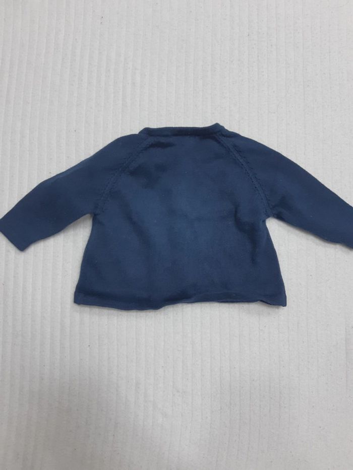 Gilet bleu marine Tape à l'oeil 3 mois - photo numéro 4