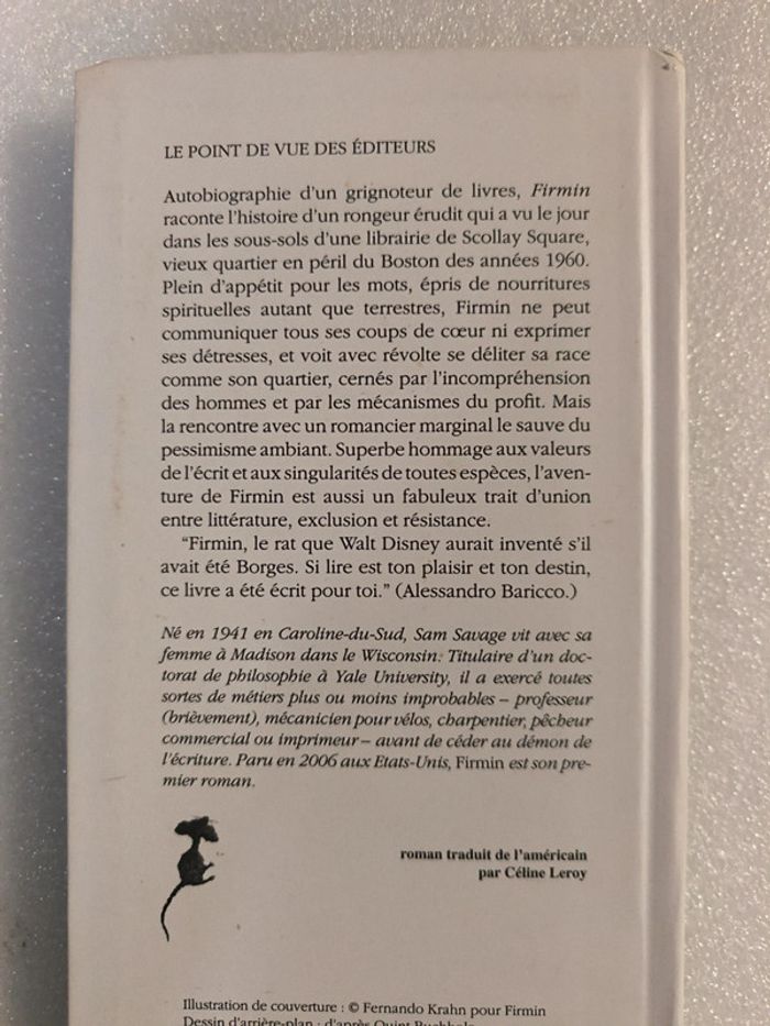 Firmin - Autobiographie d'un grignoteur de livres - photo numéro 2