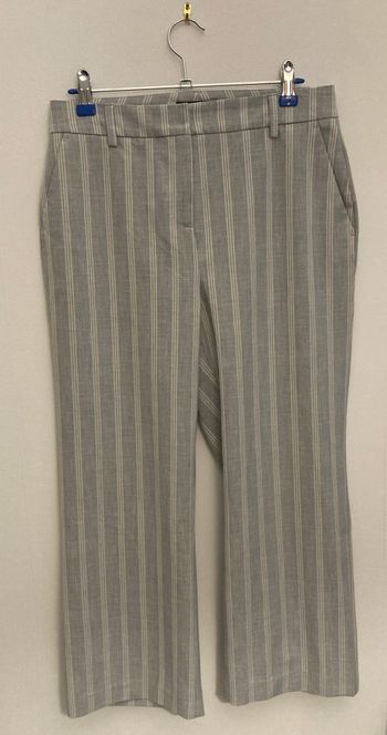 pantalon jambes larges à rayures Denim Studio