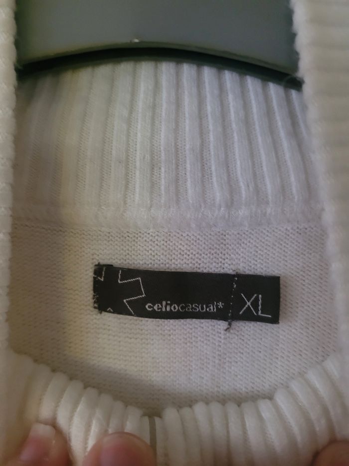 🌼 Gilet écru homme - photo numéro 4