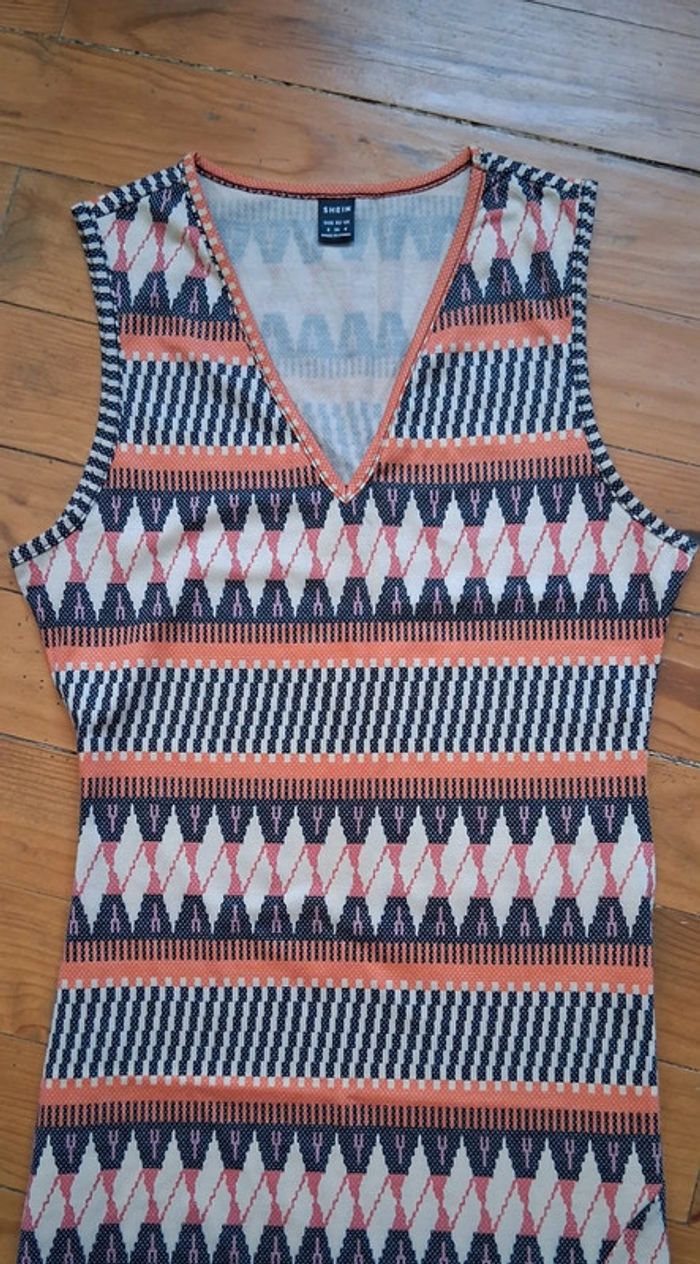 Robe longue moulante d’été femme taille S - photo numéro 3