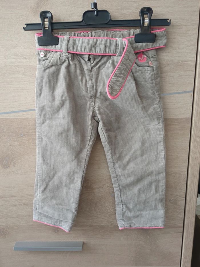 Pantalon velours obaibi 18 mois