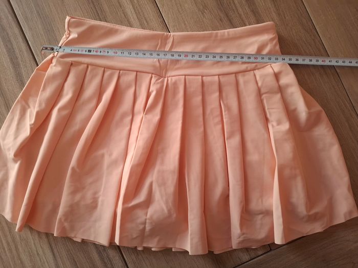 Jupe enfant plissée trapèze pour fille avec short intérieur pour le tennis corail - photo numéro 5