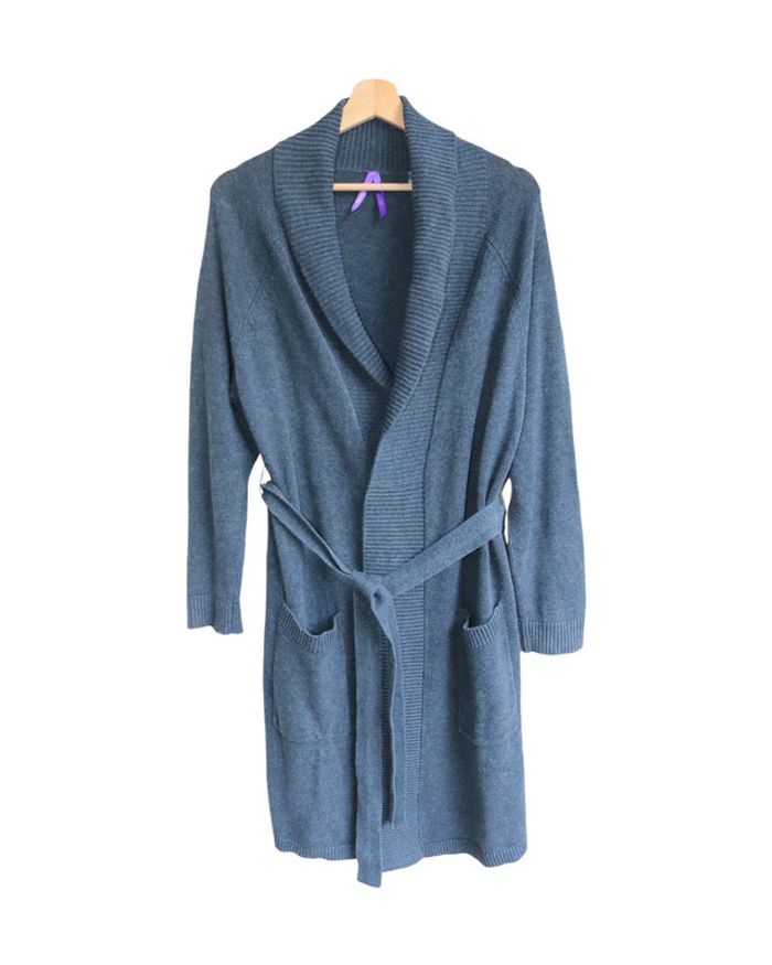 Pull veste longue maternité - Séraphine - #D000027