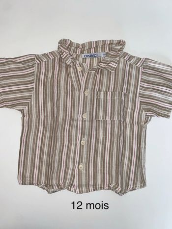Chemise 12 mois