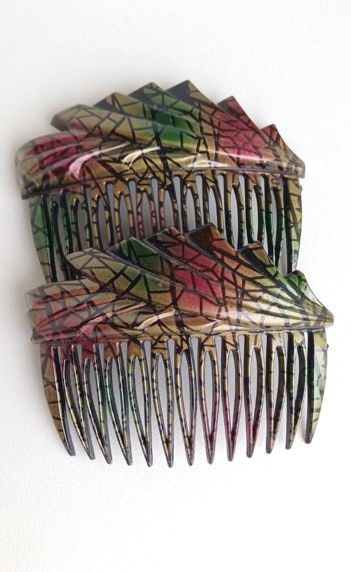 Peignes , accessoire cheveux vintage
