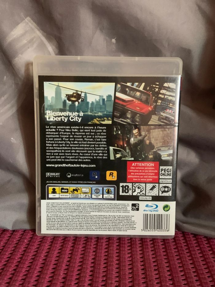 Jeux vidéo Grand Theft Auto IV ps3 - photo numéro 3