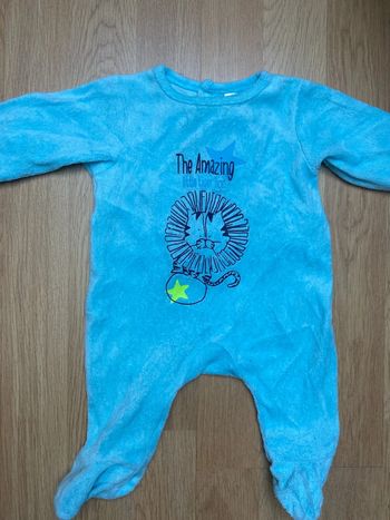 Pyjama bleu turquoise