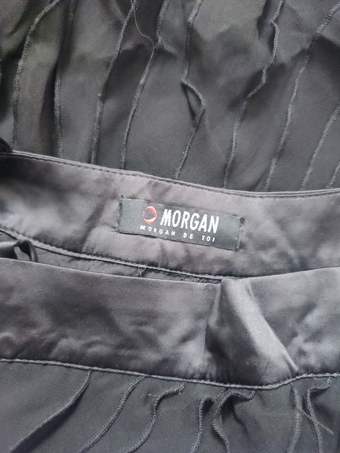 Robe noire voilage Morgan taille 36 - photo numéro 3