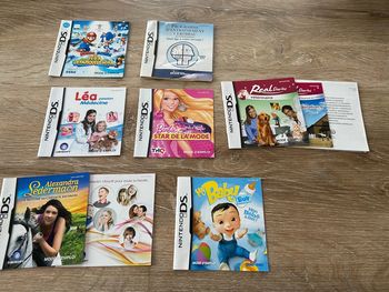 Lot de notice nintendo ds