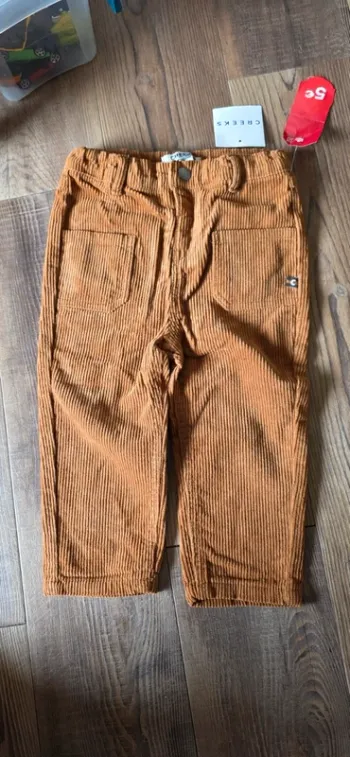 Pantalon velours creeks 24m
