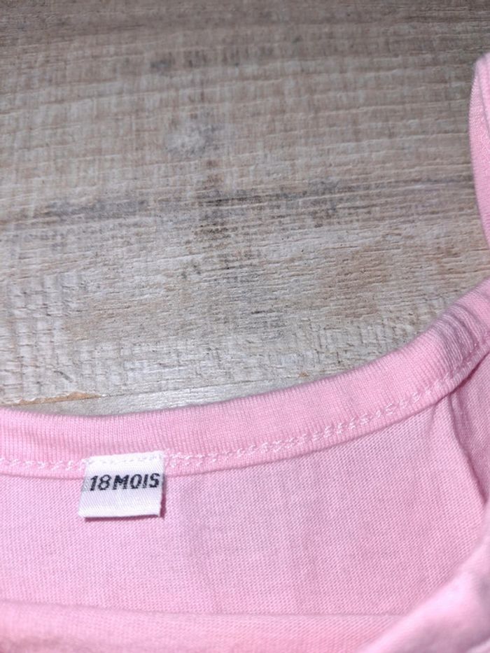 Tee shirt débardeur fille 18 mois - photo numéro 2