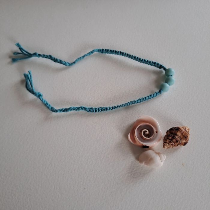 (Réduction) Bracelet avec perles turquoise - photo numéro 3