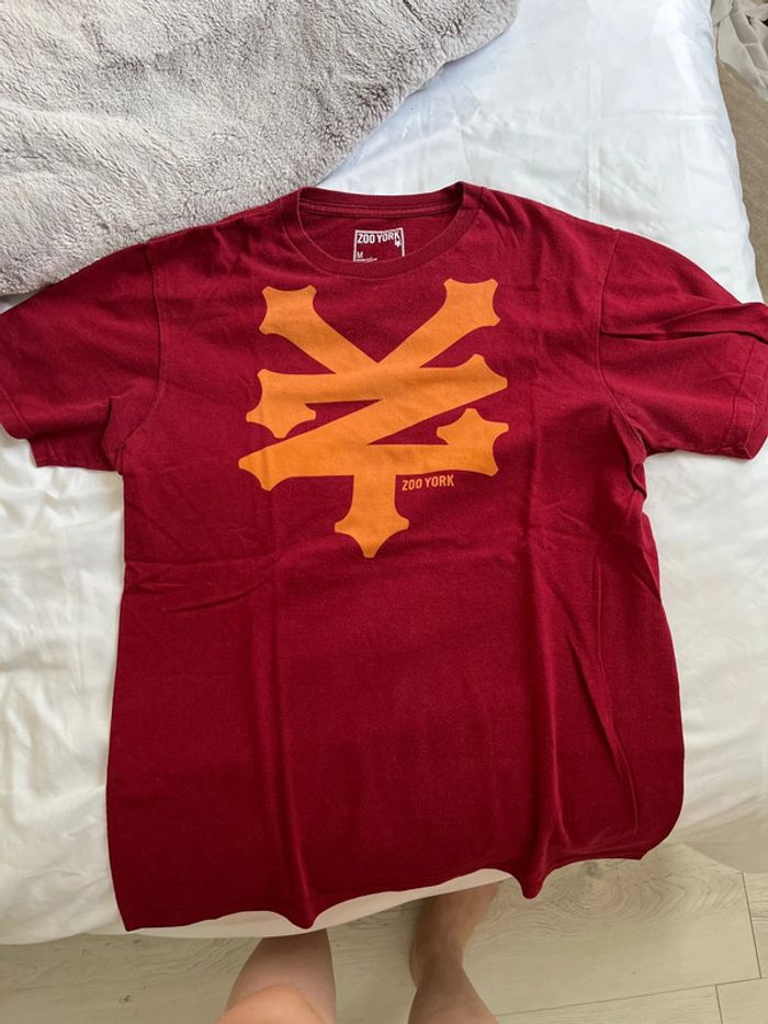 T-shirt zoo York bordeaux homme