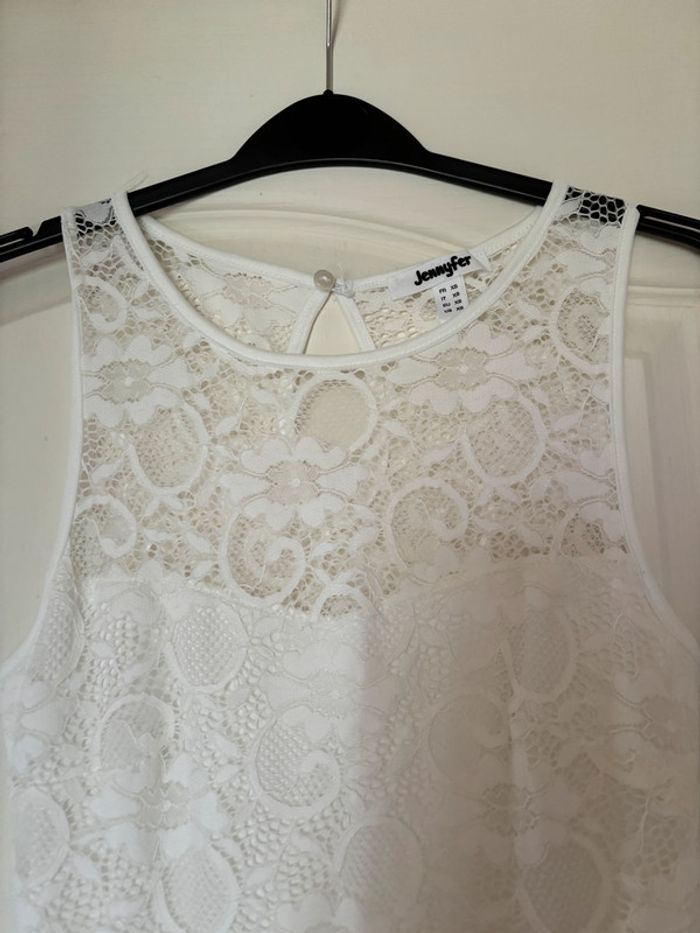 Robe blanche • Jennyfer • Taille XS - photo numéro 3