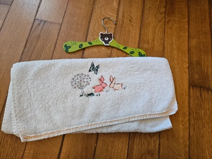 Serviette de toilette Carré Blanc
