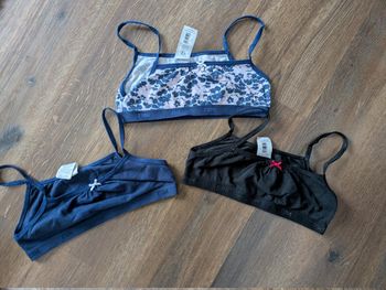 Lot de 3 brassières fille 10 ans Dim