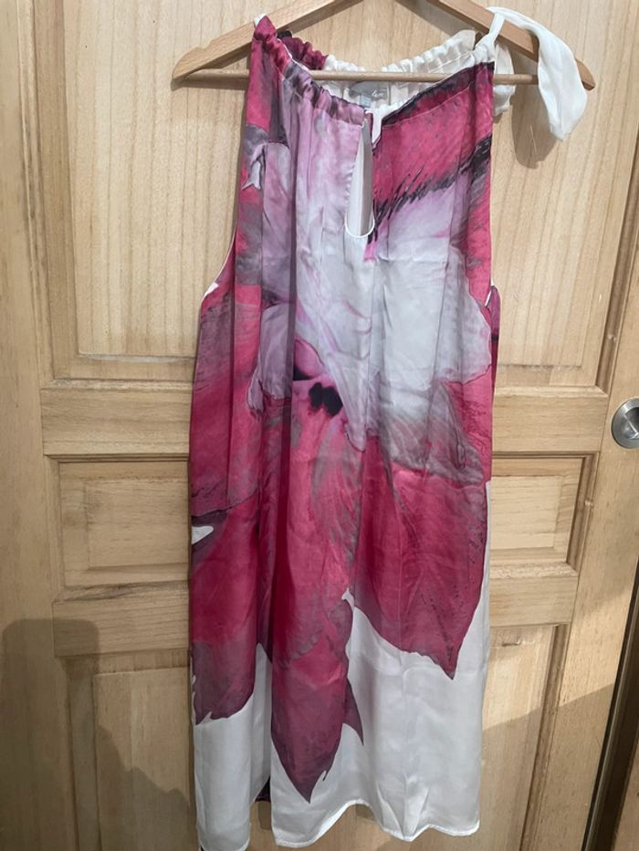 Robe été blanche motif fleur Etam taille 42 - photo numéro 14