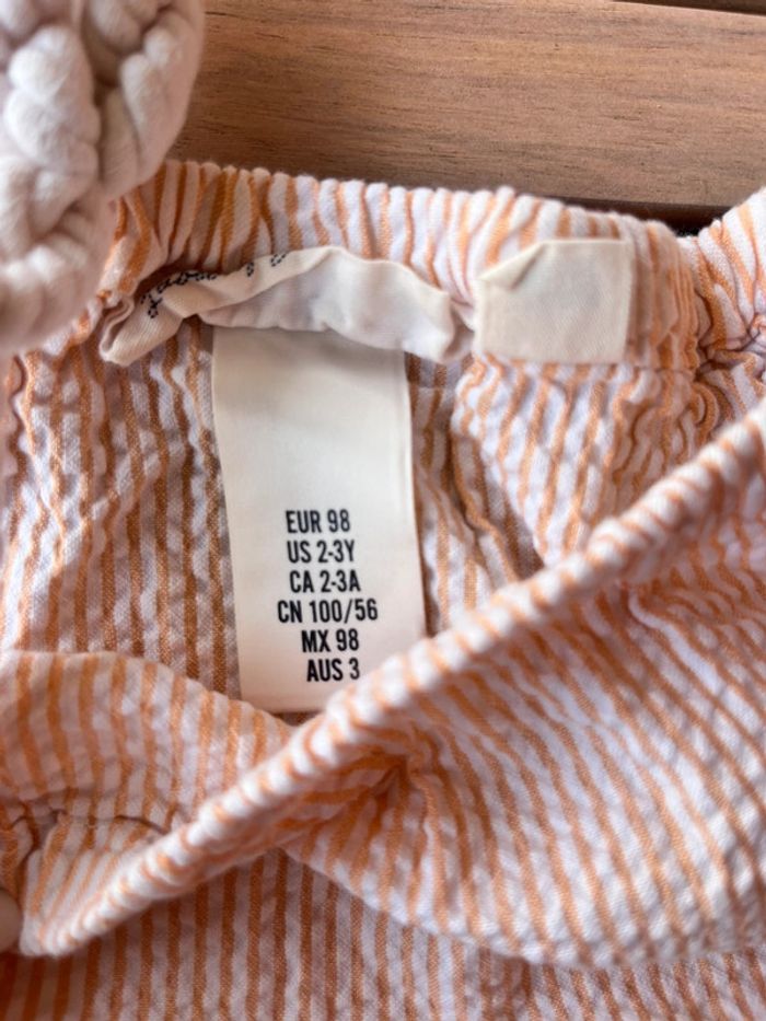 Robe à bretelles rayée h&m 2 ans - photo numéro 2