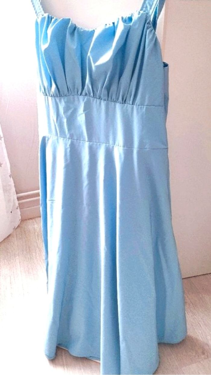 Robe La Belle Époque, vintage à bretelles - photo numéro 2