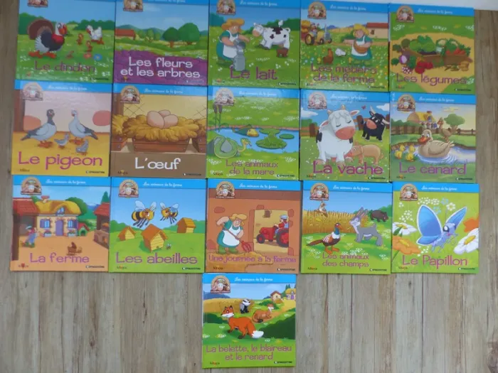 lot de 16 livres les animaux de la ferme Collection Altaya - photo numéro 3