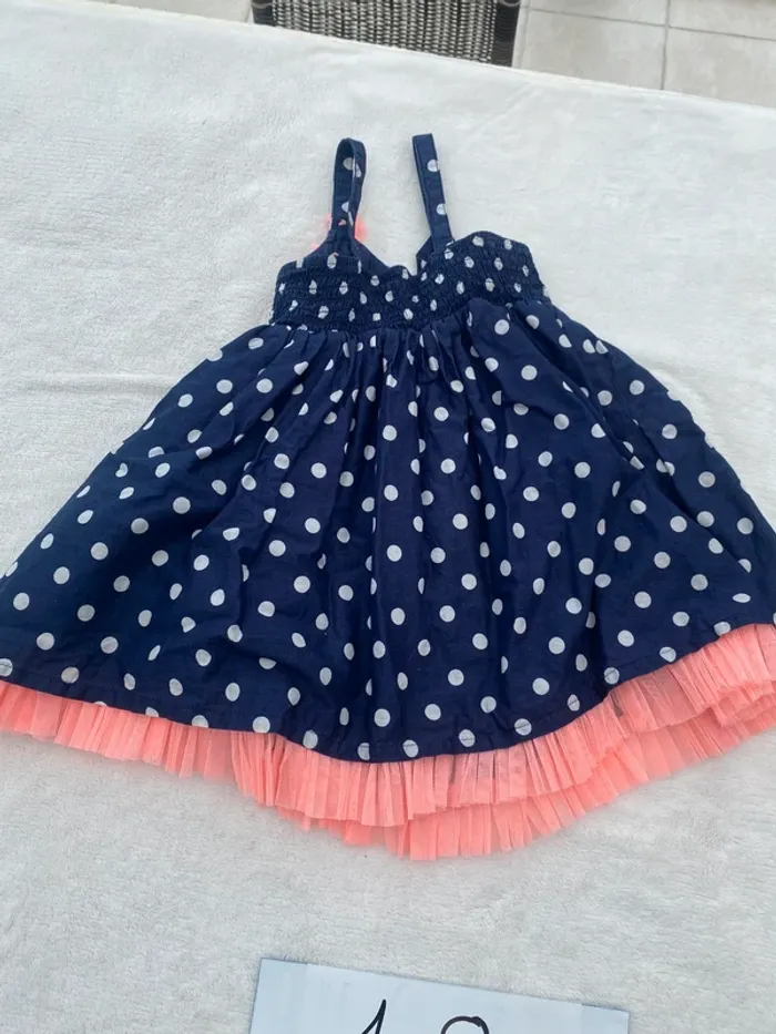 Belle robe doublé avec volant 18 mois - photo numéro 3