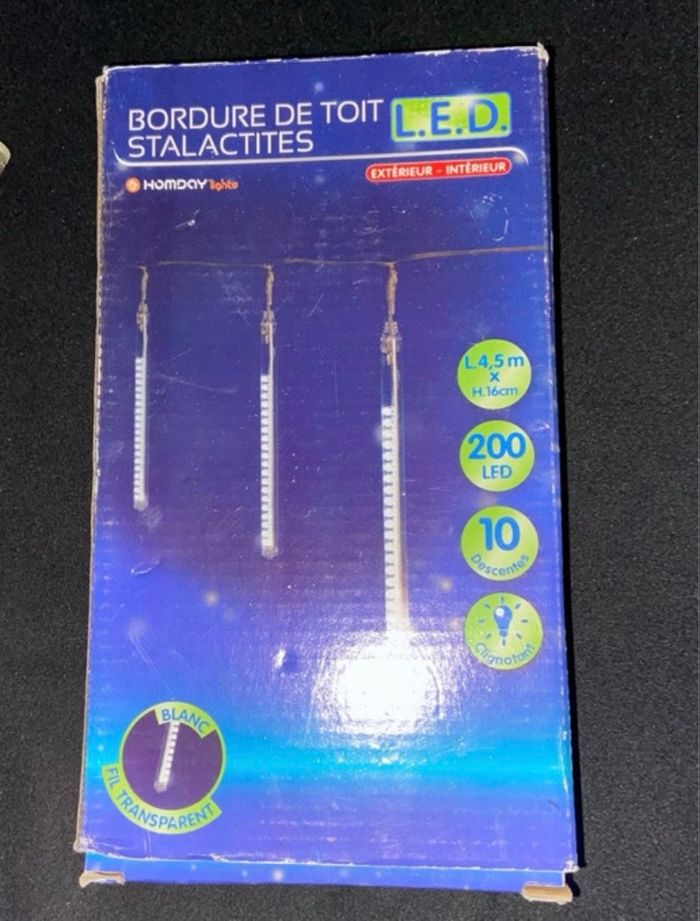 Bordure stalactites blanc froid neuf