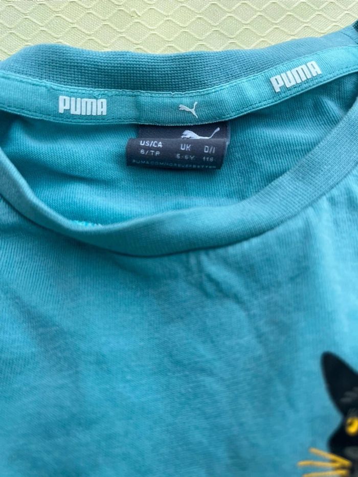 T shirt puma taille 5-6 ans - photo numéro 3