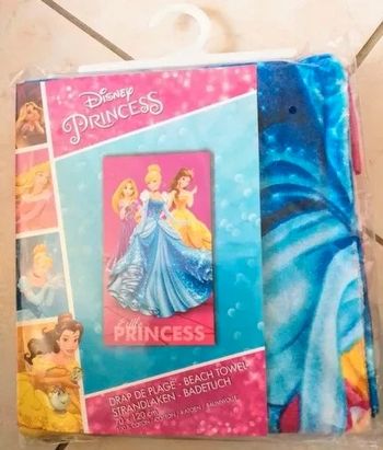 Drap de plage Little Princesses Disney 100% coton neuve ds emballag