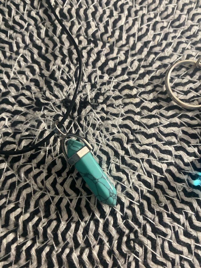 Pendentif pierre chakra + porte clefs - photo numéro 5