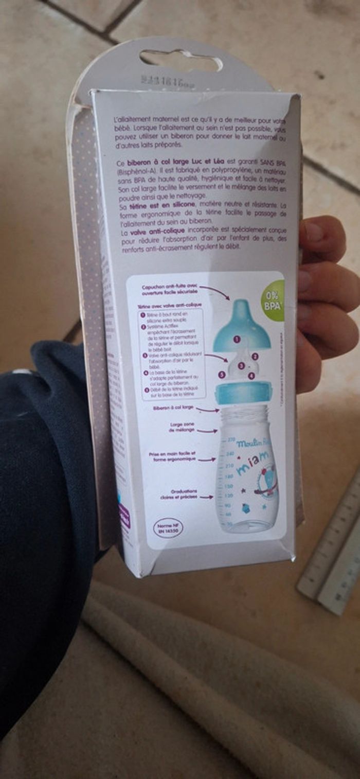 Biberon Luc et Léa moulin roty - photo numéro 2