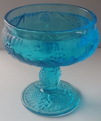 Coupe dessert bleue